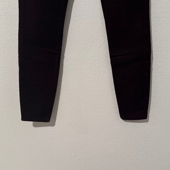 J BRAND Iselin Corduroy Skinny Zipper Jeans in Blackberry Sz 24 (25x28) EUC - Picture 9 of 12